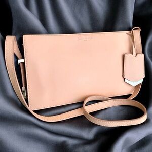 Balenciaga Shoulder Bag Crossbody Light Pink Leather